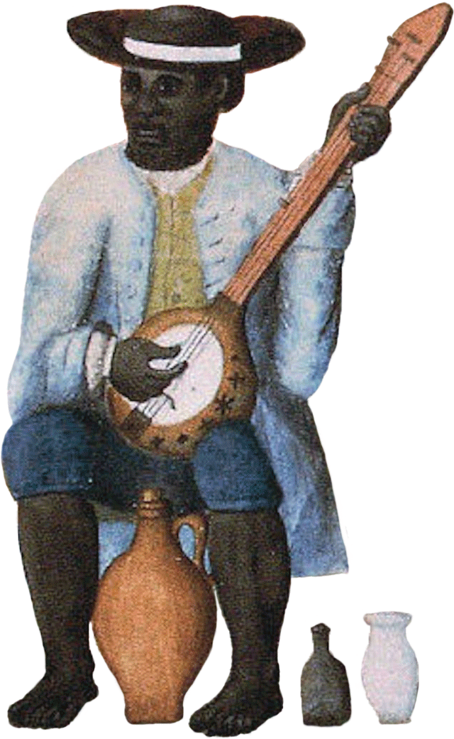 Man with banjo